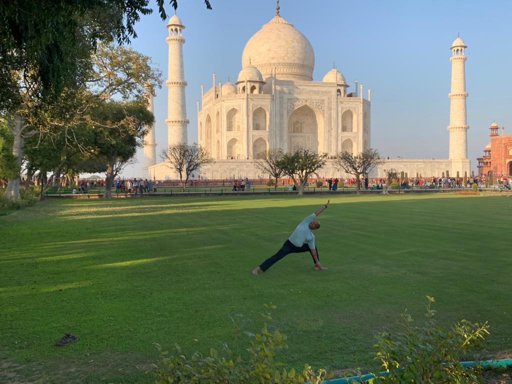 Yoga at Taj Mahal 2023